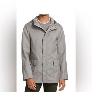 New SAKS FIFTH AVENUE Lightweight Wool Raincoat